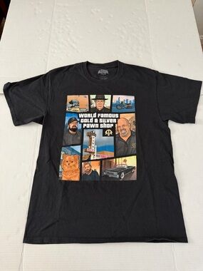 World Famous Gold & Silver Pawn Shop Graphic Tee - Black